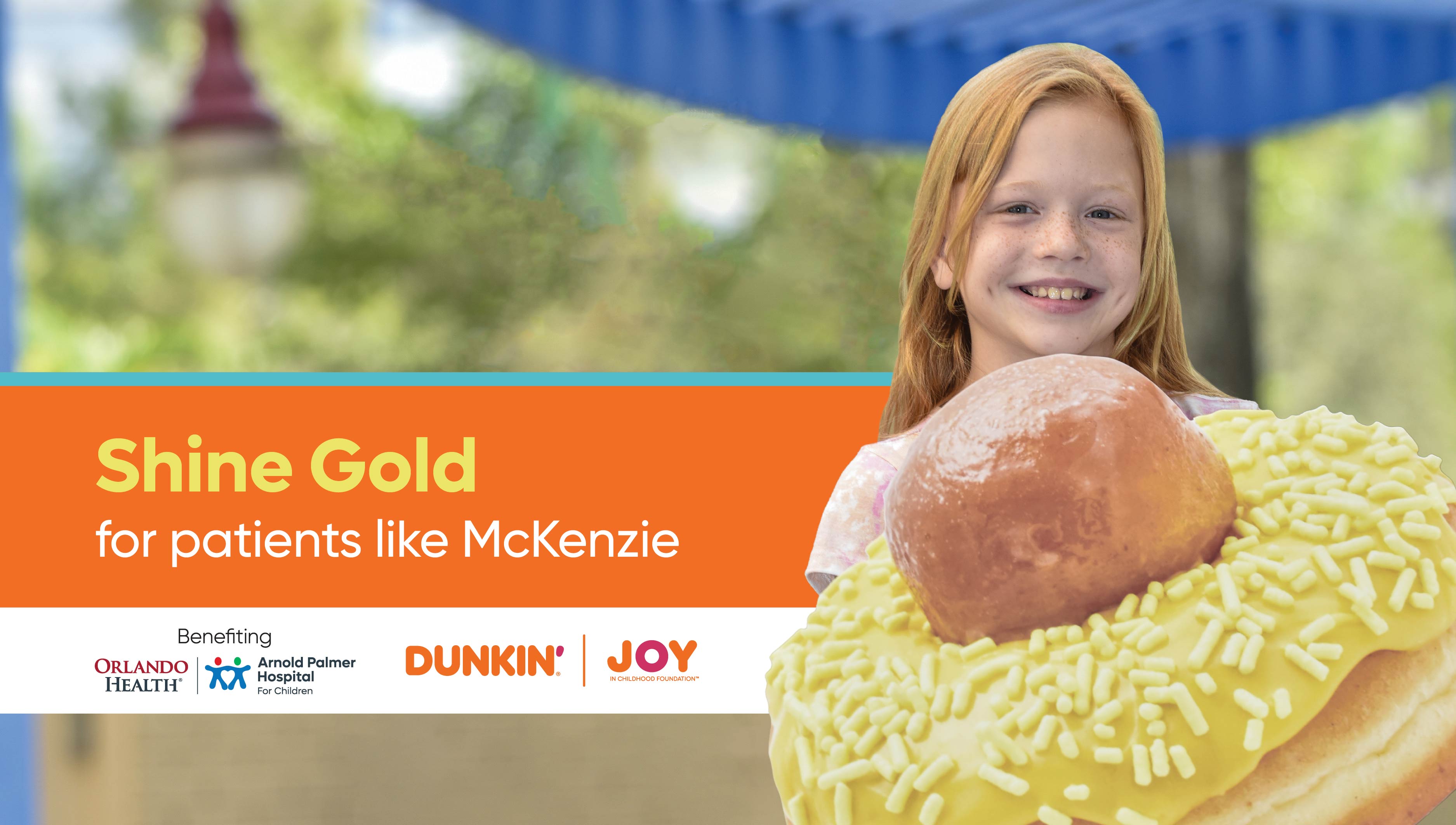 Dunkin' Shines Gold for Childhood Cancer July 19 - August 5