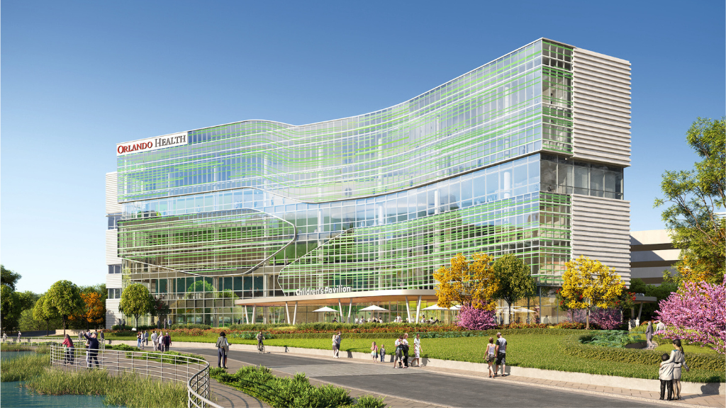 Orlando Health Children's Pavilion Rendering