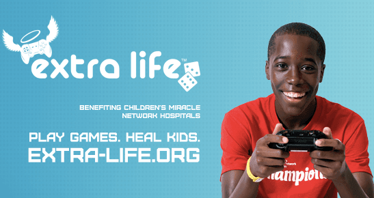 Extra Life: Play Games to Help Heal Local Kids!: November 7