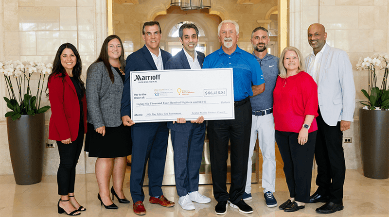 Marriott Celebrates 2nd Annual Play Yellow Golf Tournament