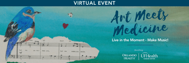 Art Meets Medicine Live in the Moment – Make Music! Virtual Event (July 16 - August 15)