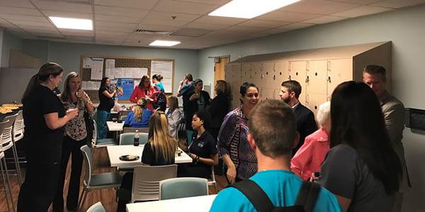 Emergency Department at Orlando Regional Medical Center Gifted a new Staff lounge