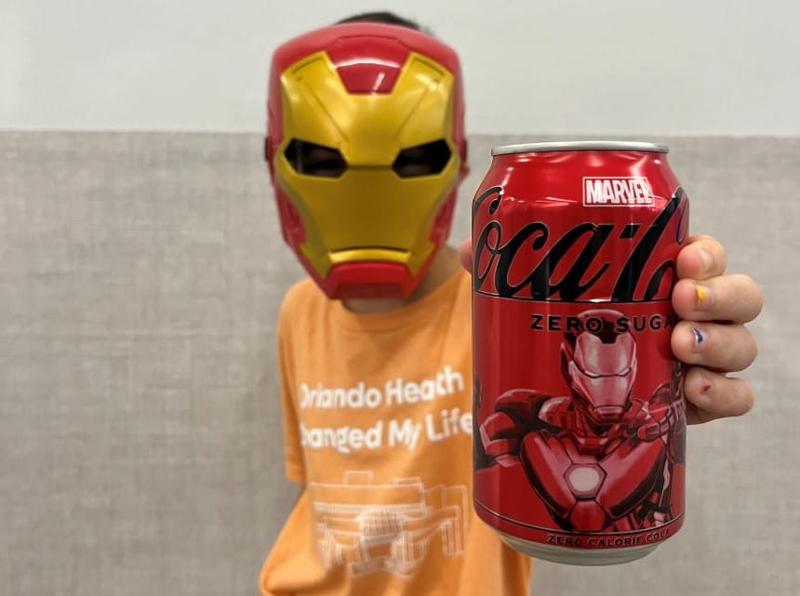 Coca Cola Beverages Florida Aids in the Mission of Real-Life Superhero Myles