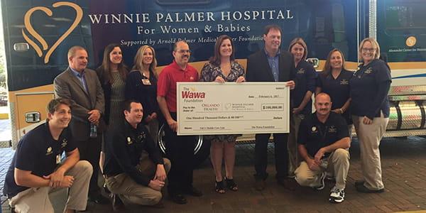 Wawa Foundation purchases new equipment for the Neonatal Intensive Care Unit’s Patient Transport Program