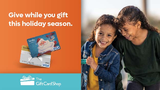 Support Local Kids with The Gift Card Shop